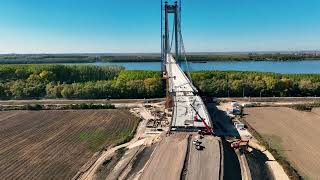 POD suspendat peste Dunare Ep. 172 | DN22 Smardan - DN2B Centura Braila Suspension Bridge