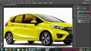 สอนแต่งรูปรถ Ep.3 / การเปลี่ยนสีรถ และสีไฟหน้าด้วย Photoshop CS6