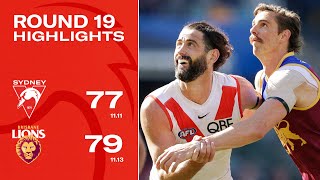 MATCH HIGHLIGHTS: Sydney v Brisbane, Round 19, 2024