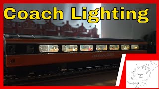 103 Coach Lighting with Stay Alive using DCC Concepts Wheel Pickups