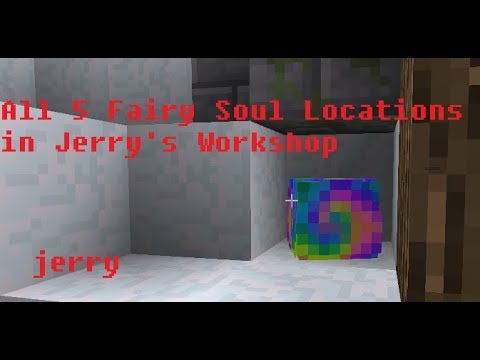 All 5 Fairy Souls In Jerry's Workshop (Hypixel Skyblock) - YouTube