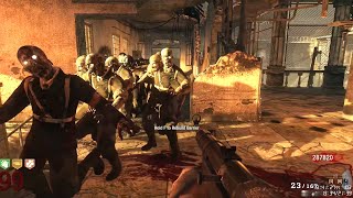 Black Ops 1 zombies Verruckt no-revive round 100 solo run