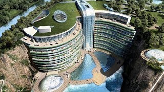 The World's First Underground Hotel InterContinental Shanghai Wonderland has just opened in Shanghai