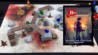 BRUTALITY Skirmish Game Battle Report,, Cannibals vs Bandits