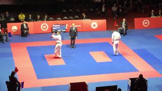 KARATE1 SERIES A - SANTIAGO 2019 -84kg Final  POORSHAB ZABIHOLLAH vs AKTAS UGUR