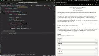 Solution of A. Helpful Maths (codeforces) with Java