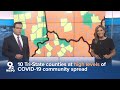 BREAKING: 10 Tri-State counties now at high levels of COVID-19 community spread