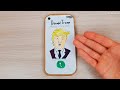 Incoming Call from Donald Trump - Cardboard Phone Stop Motion