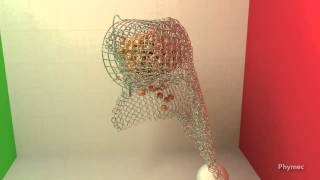 Chainmail and Basket of Balls in Cornell Box - Blender, Bullet Physics, SmallLuxGPU
