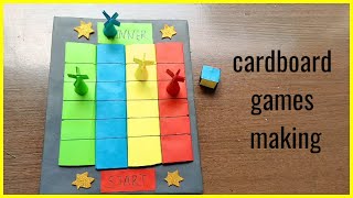 make a game with cardboard for your kids cardboard game making at home
