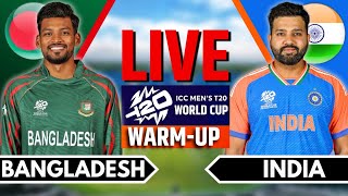 India vs Bangladesh Live, Warmup Match | Live Score & Commentary | T20 World Cup 2024 | BAN Batting