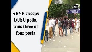 ABVP sweeps DUSU polls, wins three of four posts