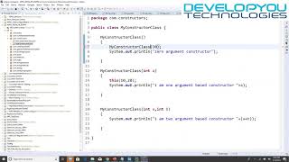 Constructor Part 4@DevelopYou