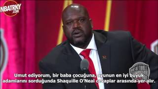 Shaquille O'Neal ,Hall Of Fame konuşmasının sonunda ''Esselamu Aleyküm '' dedi