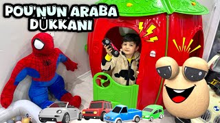 POU ÇİLEK EVDE ARABA DÜKKANI AÇMIŞ !