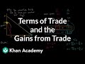 Terms of Trade and the Gains from Trade | AP Macroeconomics | Khan Academy