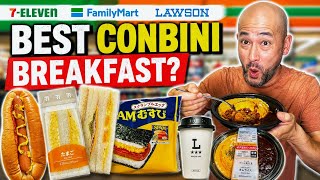 Japan Convenience Store Breakfast Battle! 7-Eleven vs FamilyMart vs Lawson