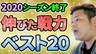 【中日ドラゴンズ】2020シーズン伸びた戦力ランキング/ベスト20【おっさんの検証】