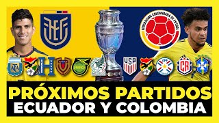 Calendario 2024 de Ecuador y Colombia | Amistosos | Copa América | Eliminatorias 🇪🇨🇨🇴🏆