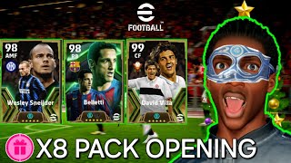 Free Chance Deal Epic Pack Opening Feat Belleti, David Villa, Sneidjer In E Football 2025