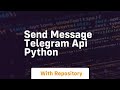send message telegram api python