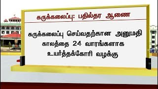 கருக்கலைப்பு செய்வதற்கான அனுமதி காலத்தை உயர்த்தக்கோரி வழக்கு