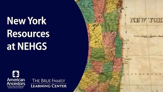 New York Resources at NEHGS
