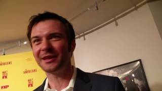 Costa Ronin at 'The Americans' season 5 premiere on Oleg's return to Russia