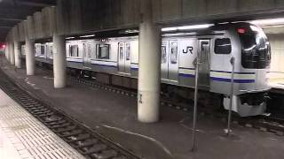 E217系15両編成横須賀線 東京駅発車