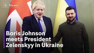 Boris Johnson meets with Zelenskyy in Kyiv