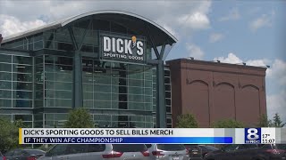 Select DICK'S locations to open early, sell AFC Champions gear with Bills win