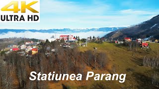 Statiunea Parang, scurta prezentare.  Romania, Parang Ski Resort, drone footage.