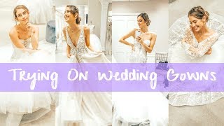 I SAID YES TO THE WEDDING DRESS!👰 Shopping at Kleinfeld Bridal | Lucie Fink