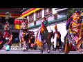 cham dance lama dance in pal karma zurmang shedup chokhor ling lingdum monastery part 2