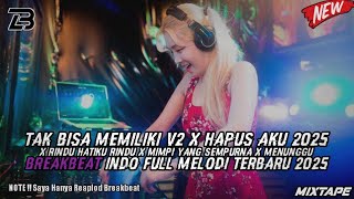 DJ BREAKBEAT TERBARU FULL BASS || DJ TAK BISA MEMILIKI X HAPUS AKU MIXTAPE DUGEM PARTY TERBARU 2025🔥