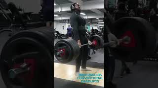 Conventional Deadlifts 300kg/661lbs #shorts