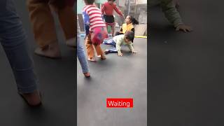 child jumping enjoy this moment,bacche khailte huaey,#shortvideo #viral #children #jump