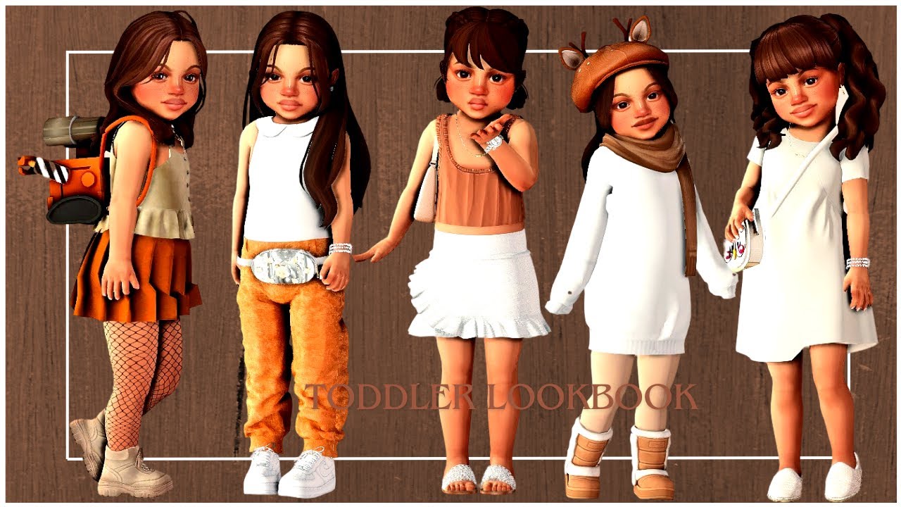 Toddler Lookbook Cc Links Sims 4 Youtube