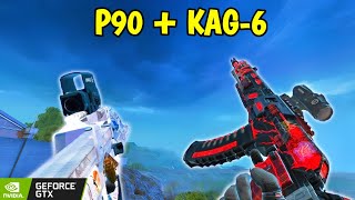 Blood Strike - P90 White Wolf + KAG Blood Vengeance 20 Kill‼️ random squad gtx 1660 super