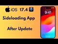 iOS 17.4 Sideload : How to sideload apps on iphone iOS 17.4 (After Update iPhone iOS) 2024