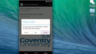 Android: Note Taking Application