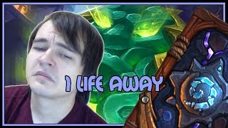 Hearthstone: 1 life away (jade druid)