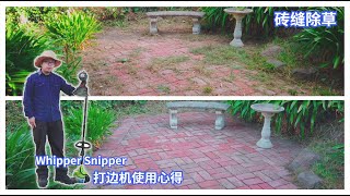 清除砖缝杂草 | Whipper Snipper / Line Trimmer / 打边机的使用心得 [4K]