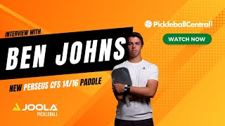 Ben Johns NEW Signature Paddle with JOOLA Pickleball