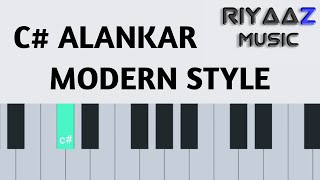 Alankar 1 to 5 - In Modern style drum and harmonium c# riyaaz music