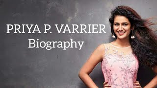 Priya Prakash Varrier Biography | Lifestyle, Family, Salary, Boyfriends, Education, Career | 2018