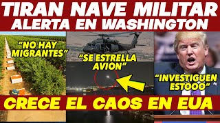 MOVILIZAN TODO! TRUMP SE PARALIZA! EMBISTEN NAVE MILITAR EUA, CASA BLANCA SALE DE URGENCIA