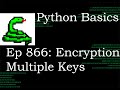 Python Basics Tutorial Cryptography MultiFernet Object || Data Encryption