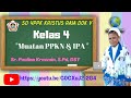 Kelas 4 ; Tema 3 ; Sub Tema 2 ; Muatan PPKN & IPA