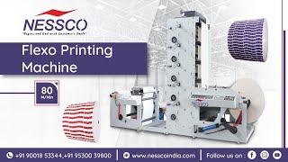 High-speed flexo printing machine | Nessco machinery